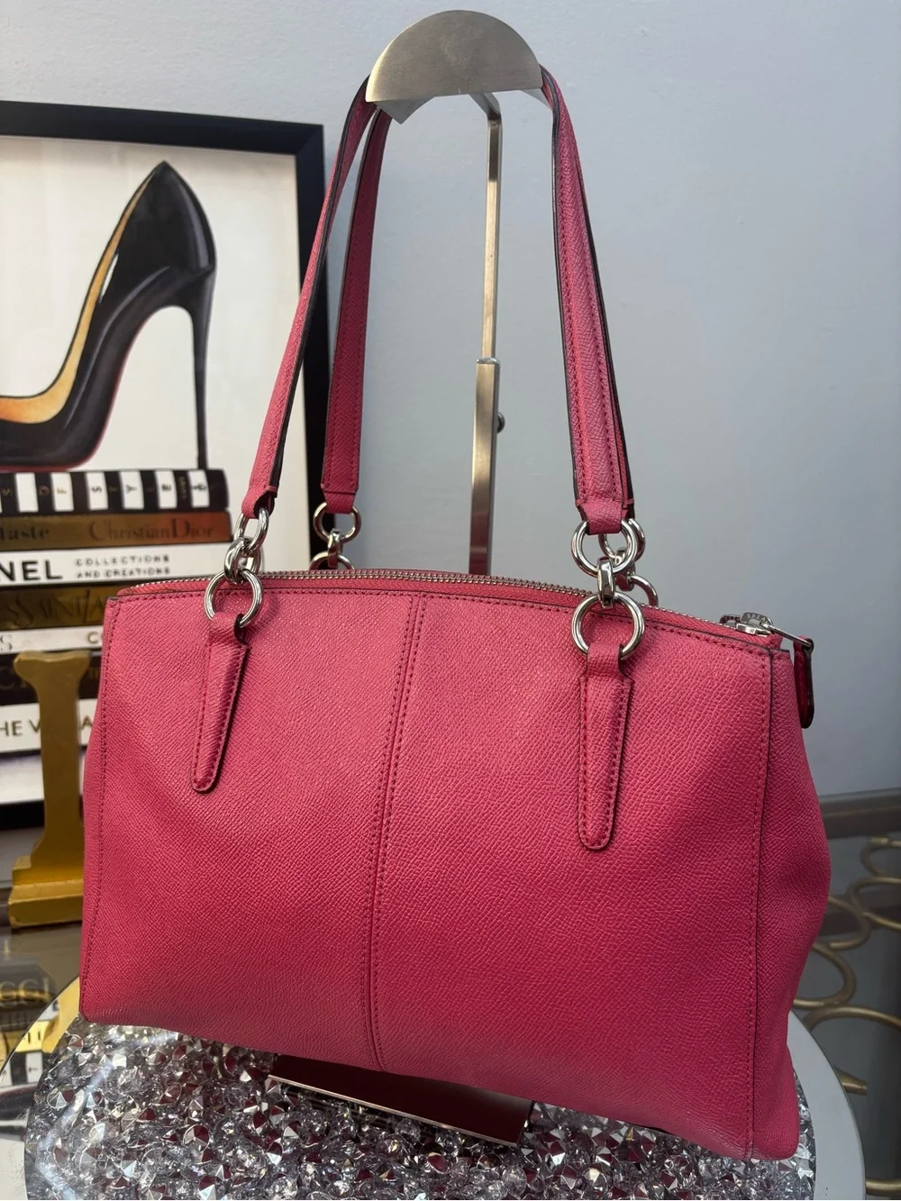 Coach 2016 Christie Carryall in Crossgrain Leather - Picture 4 of 14